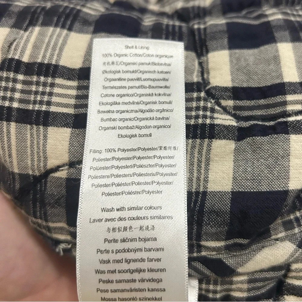 Damson Madder plaid quilted bow vest - Picture 9 of 9